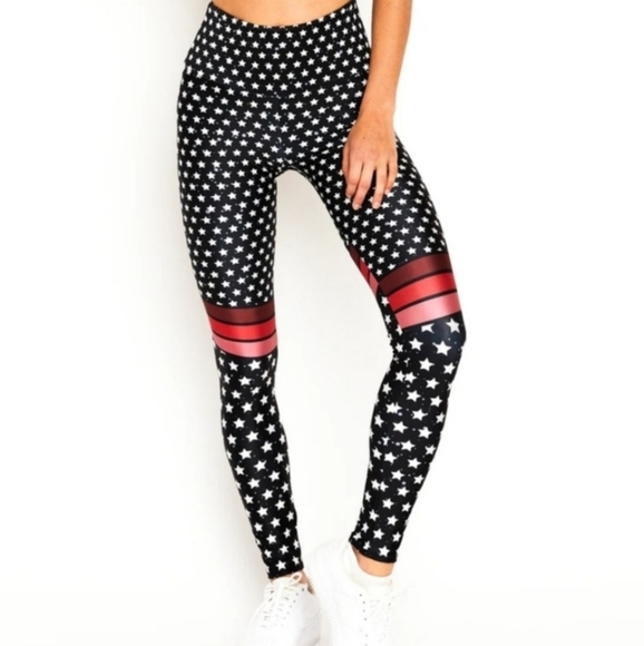 Goldsheep x Cyclebar Apres Ski All Star Black Leggings Size S - Picture 1 of 9